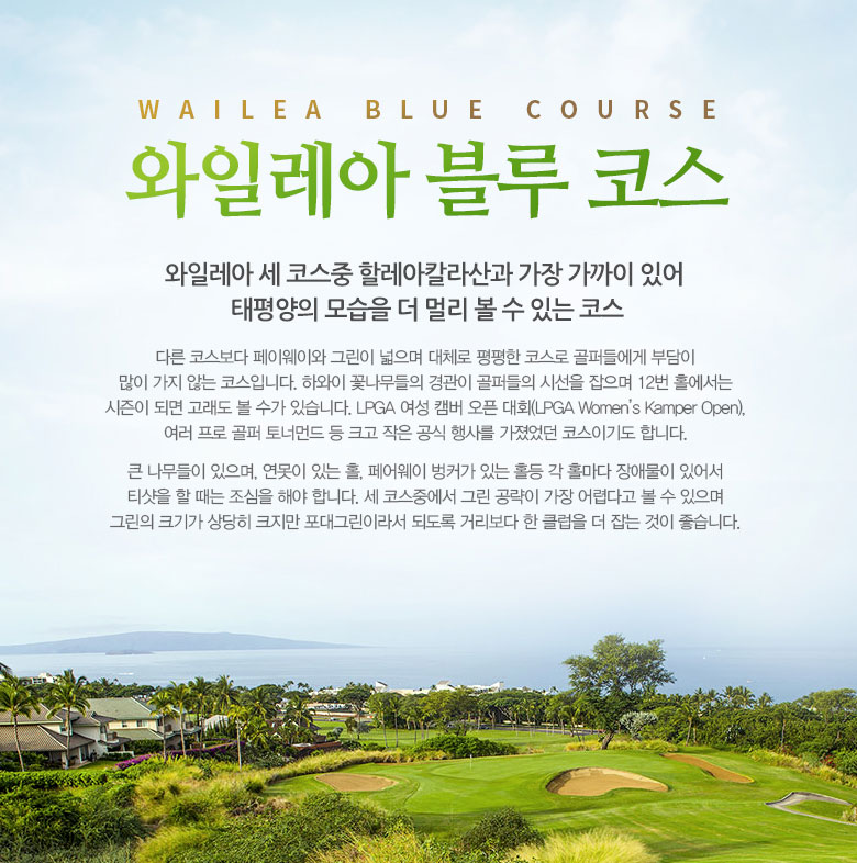 와일레아 블루 코스