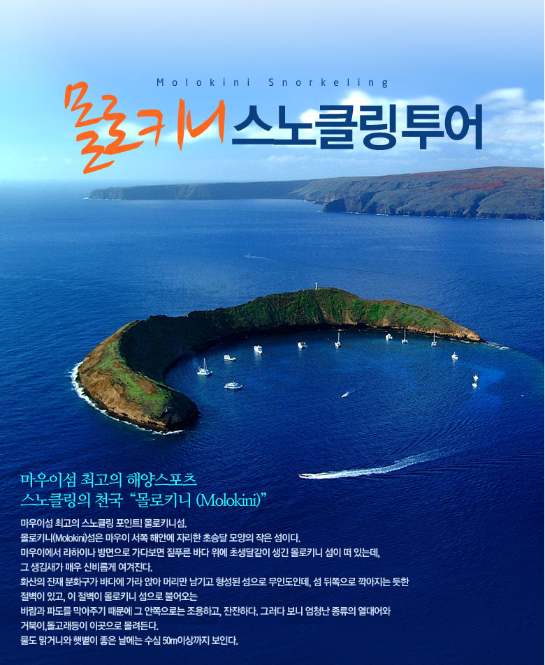 몰로키니 스노클링 크루즈투어